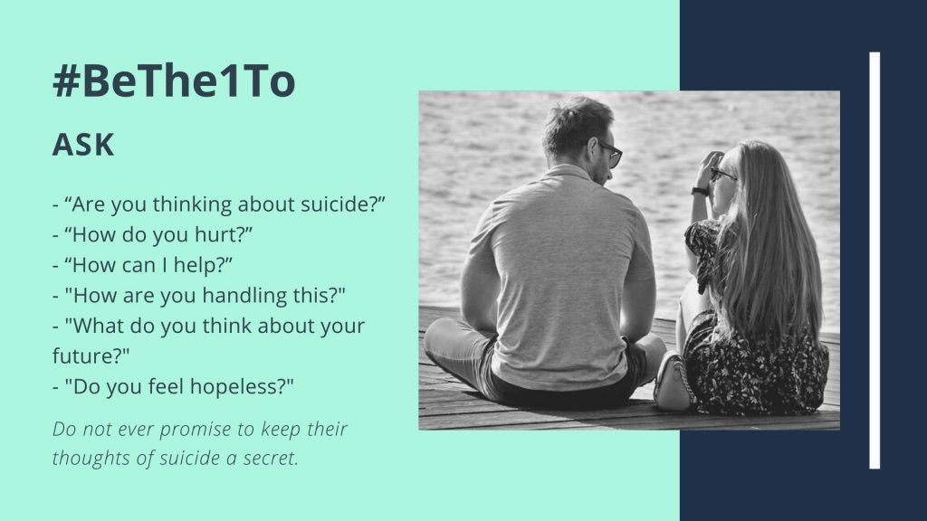 BeThe1To campaign ask